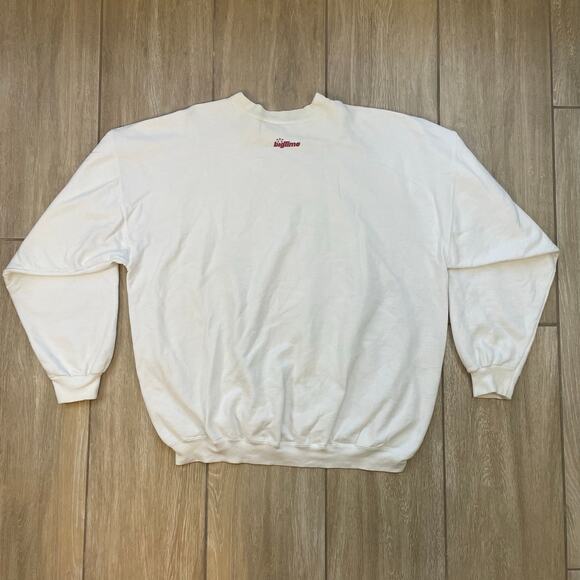 Vintage 2001 Oklahoma Sooners Rose Bowl Sweatshirt XL White Hanes Ultimate - Picture 2 of 10